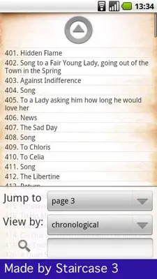 888 Great Poems free android App screenshot 0